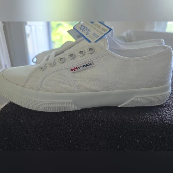Superga Cotu Classic 2750 White Womens 8 Men 6.5 - Picture 11 of 11